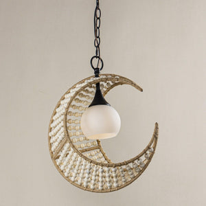 1-Light Farmhouse Boho Island Pendant Lighting