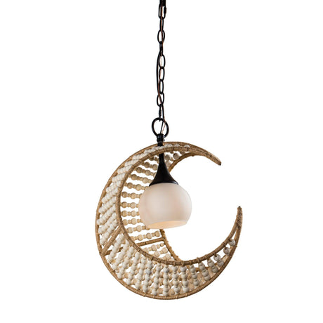 1-Light Farmhouse Boho Island Pendant Lighting