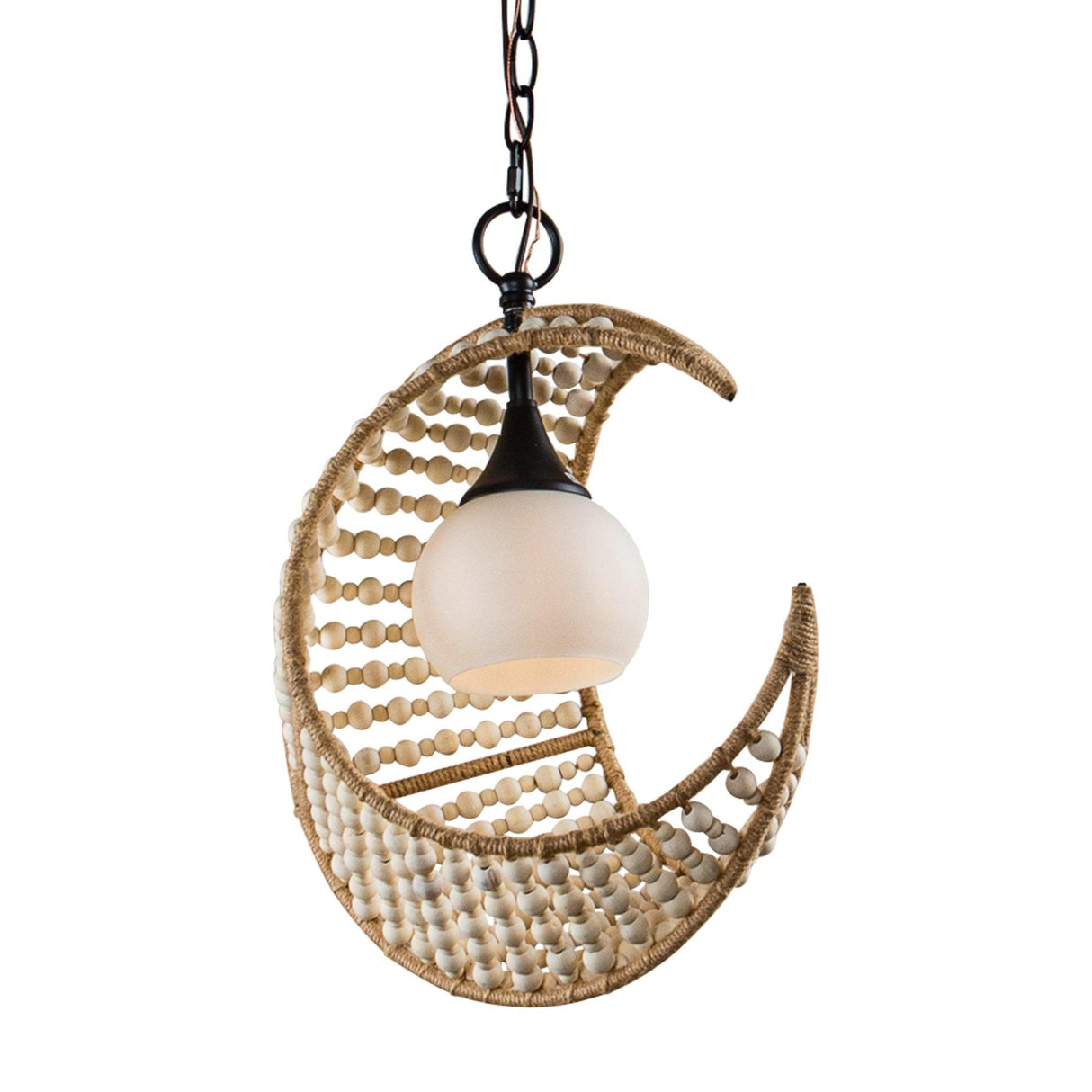 1-Light Farmhouse Boho Pendant Lighting