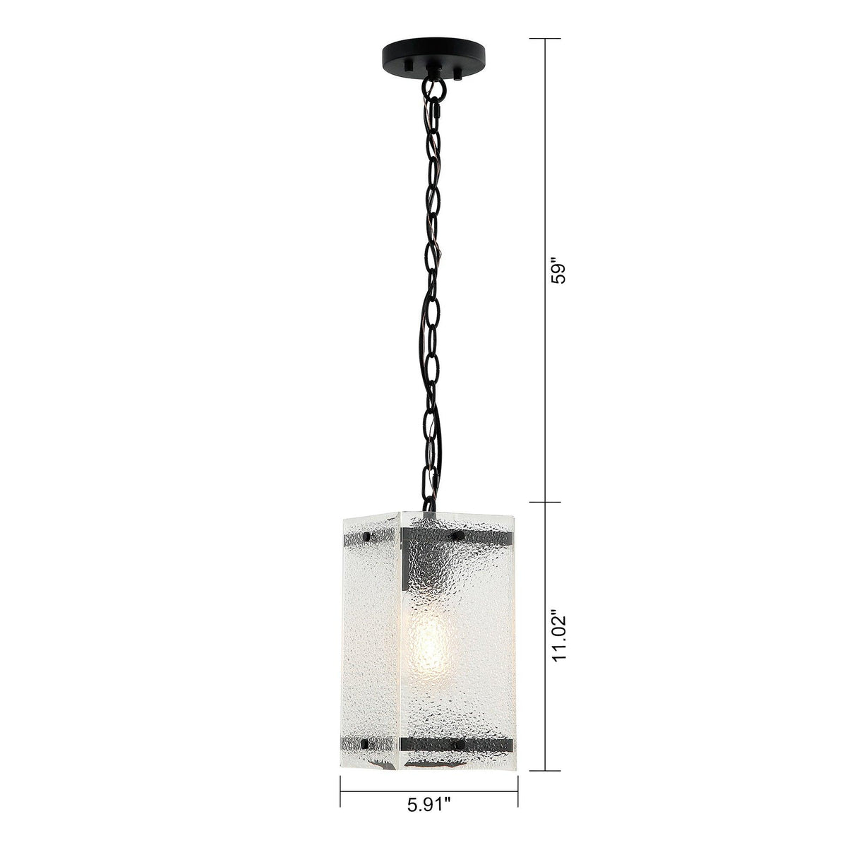 1-Light Modern Pendant Light