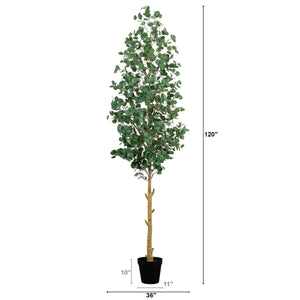 10’ Artificial Eucalyptus Tree