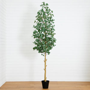 10’ Artificial Eucalyptus Tree