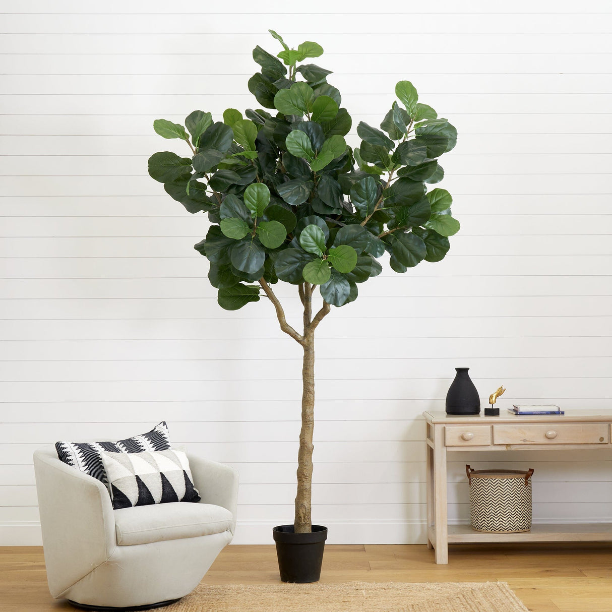 10’ Artificial Fiddle Leaf Fig Tree