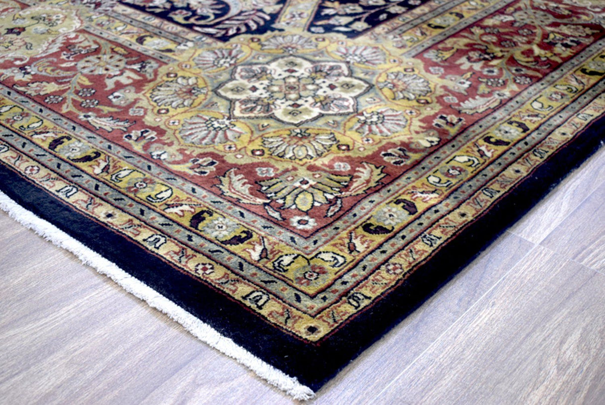 10x14 Rug | Mashad Handmade Handspun Wool Area Rug