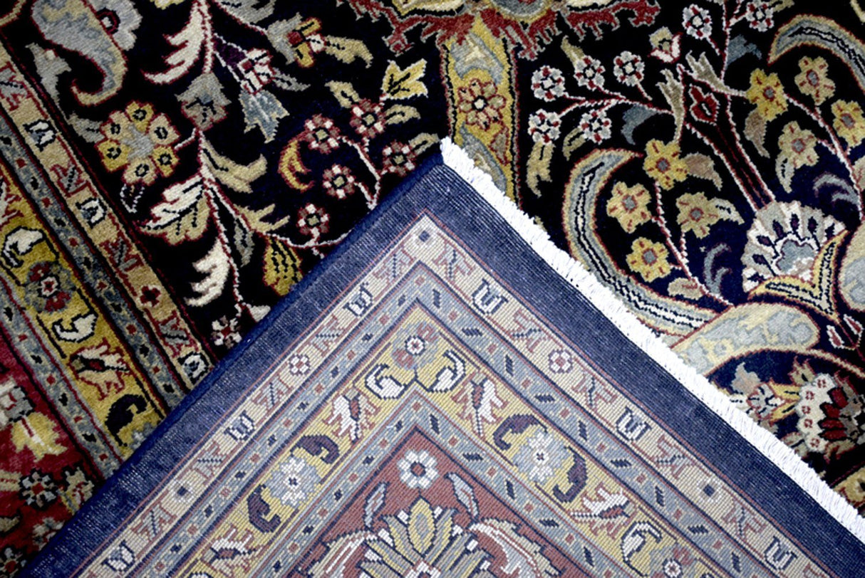 10x14 Rug | Mashad Handmade Handspun Wool Area Rug
