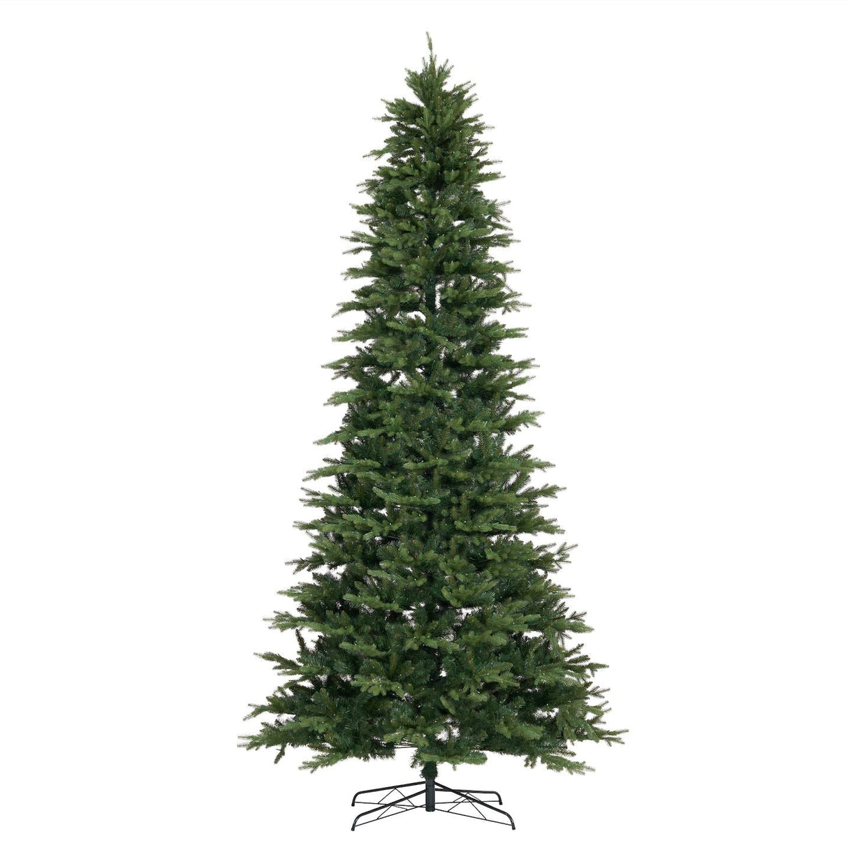 11’ Belgium Fir “Natural Look” Artificial Christmas Tree with 1250 Clear LED Lights and 4222 Bendable Branches