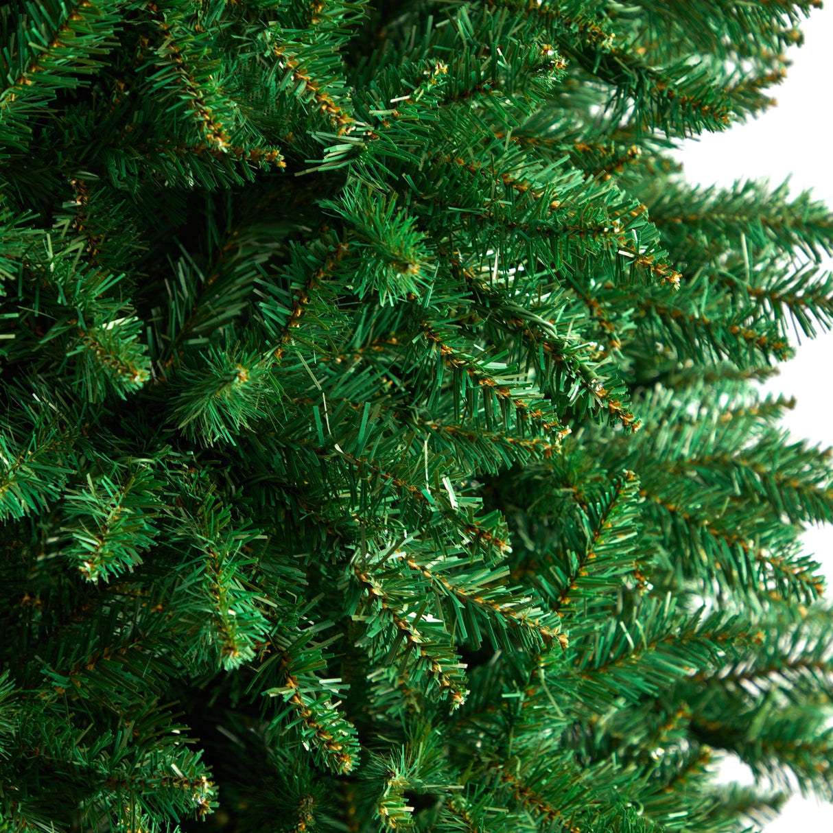 12’ Slim Green Mountain Pine Artificial Christmas Tree with 3235 Bendable Branches