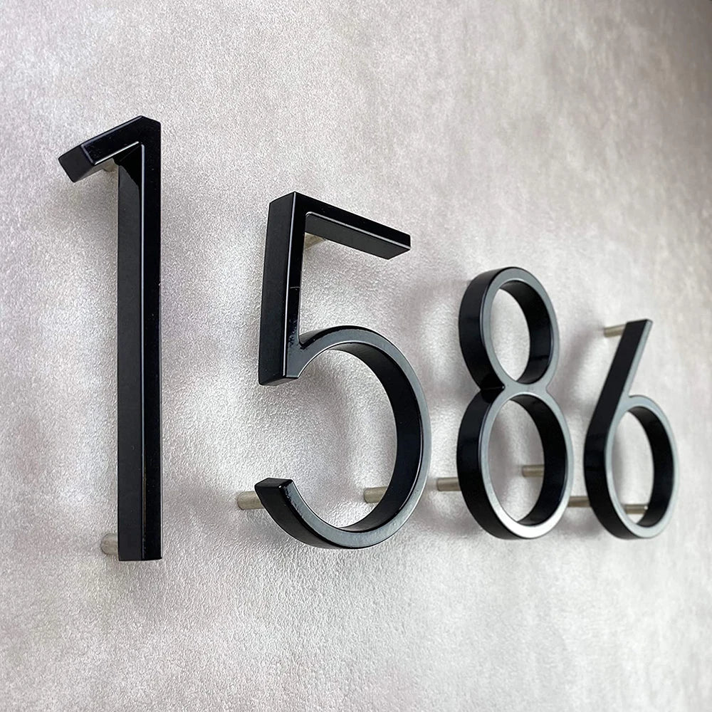 Modern Exterior House Numbers