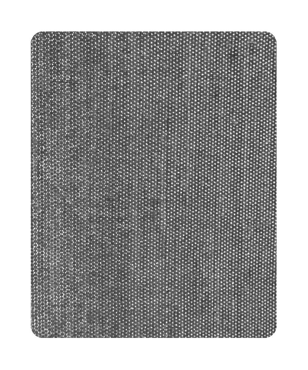 14"W x 7"H Granite Grey Burlap Hardback Drum Lampshade