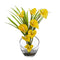 15.5” Calla Lily and Grass Artificial Arrangement in Vase