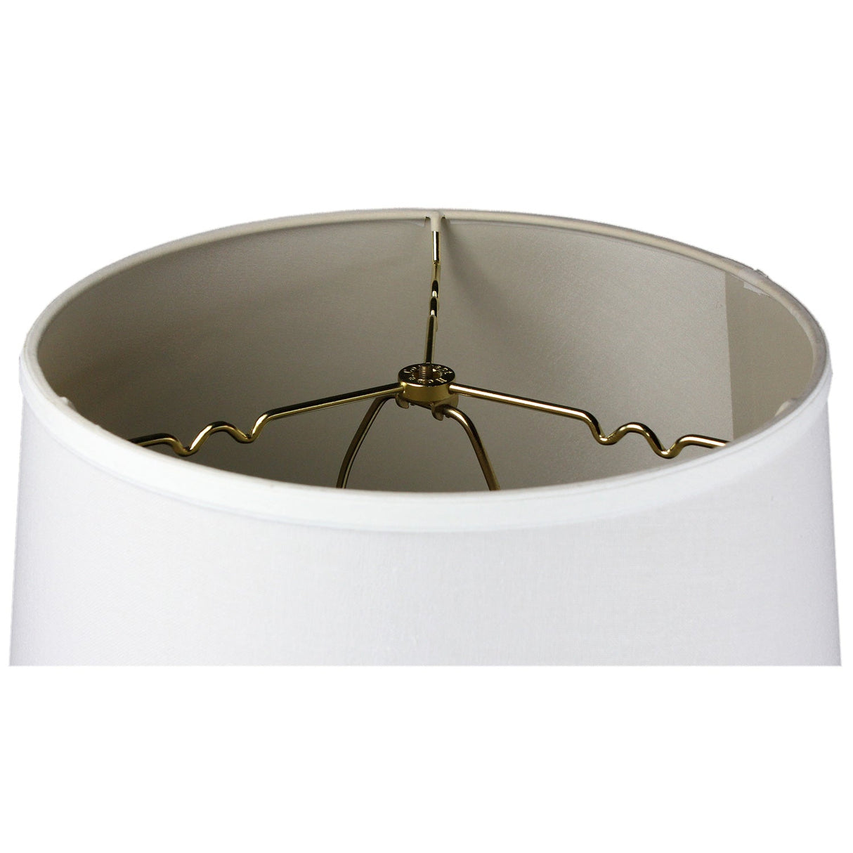 16"W 2 Light Swag Plug-In Pendant White with Diffuser White Cord