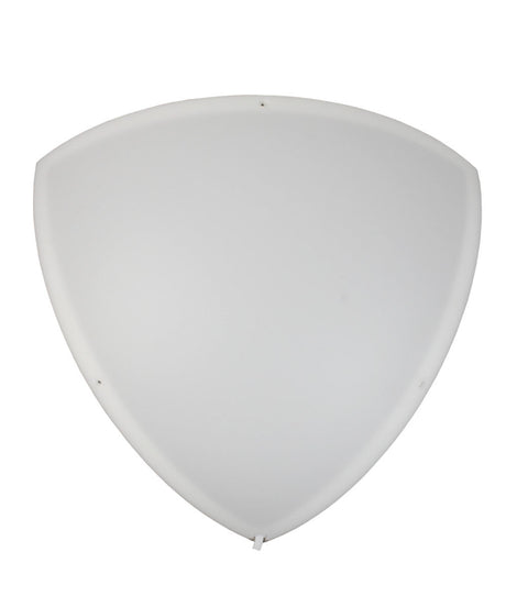 16"W Beacon Triangle Corner Light Plug-In Cord White by Home Concept