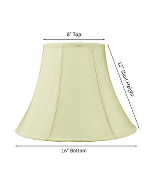 16"W x 12"H Egg Shell Shantung Bell Lampshade