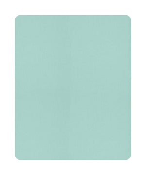 16x16x9 Island Paradise Aqua Linen Hardback Shallow Drum Lampshade
