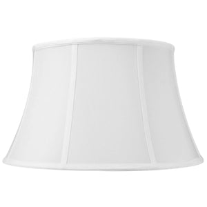 17"W x 10"H White Floor Shantung Lampshade
