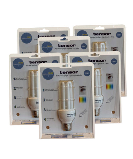 18 Watt Full Spectrum CFL Replacement Bulb (4 pin, G24Q base) by VisionMax