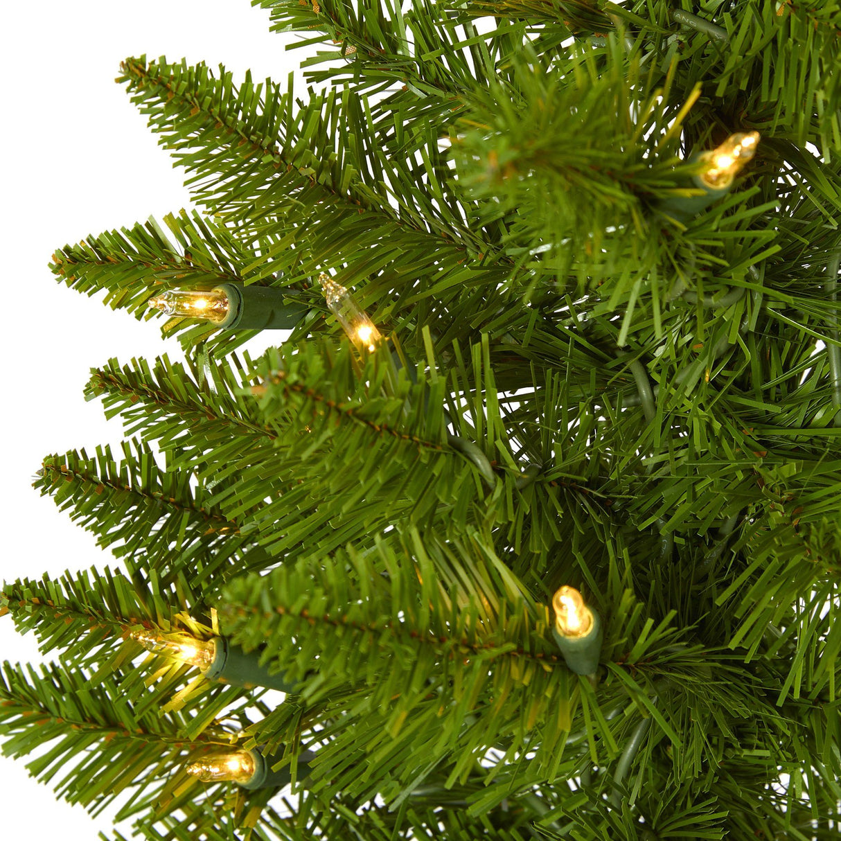 2’ Providence Pine Artificial Christmas Tree in Decorative Planter with 35 Warm White Lights and 51 Bendable Branches