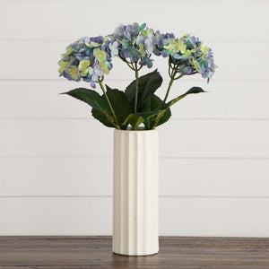 20" Artificial Hydrangea Flower Stems- Set of 3