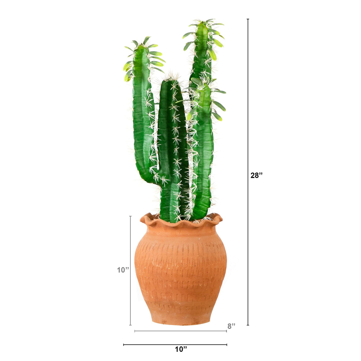 28” Artificial Cactus in Terracotta Planter