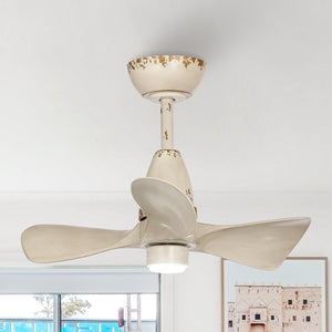 28" Kwang Farmhouse DC Motor Downrod Mount Reversible Ceiling Fan with LED Lighting and Remote Control