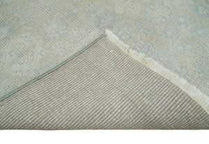 2x3 Hand Knotted Ivory and Gray Traditional Persian Oushak Wool Rug | N723