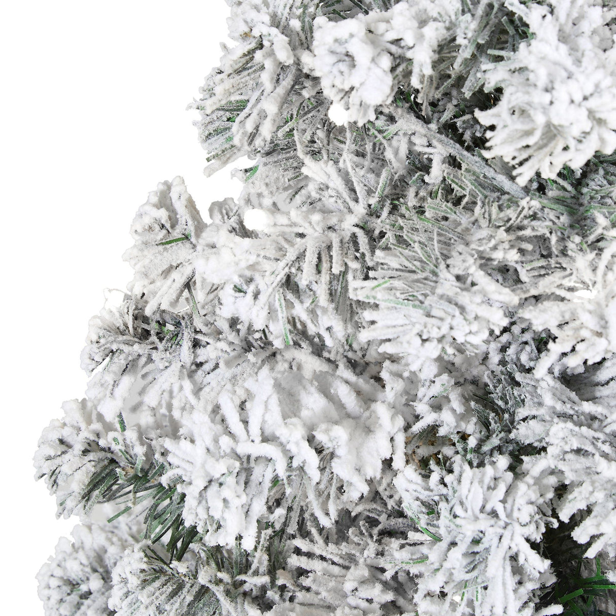 3' Flocked Rock Springs Spruce Artificial Christmas Tree