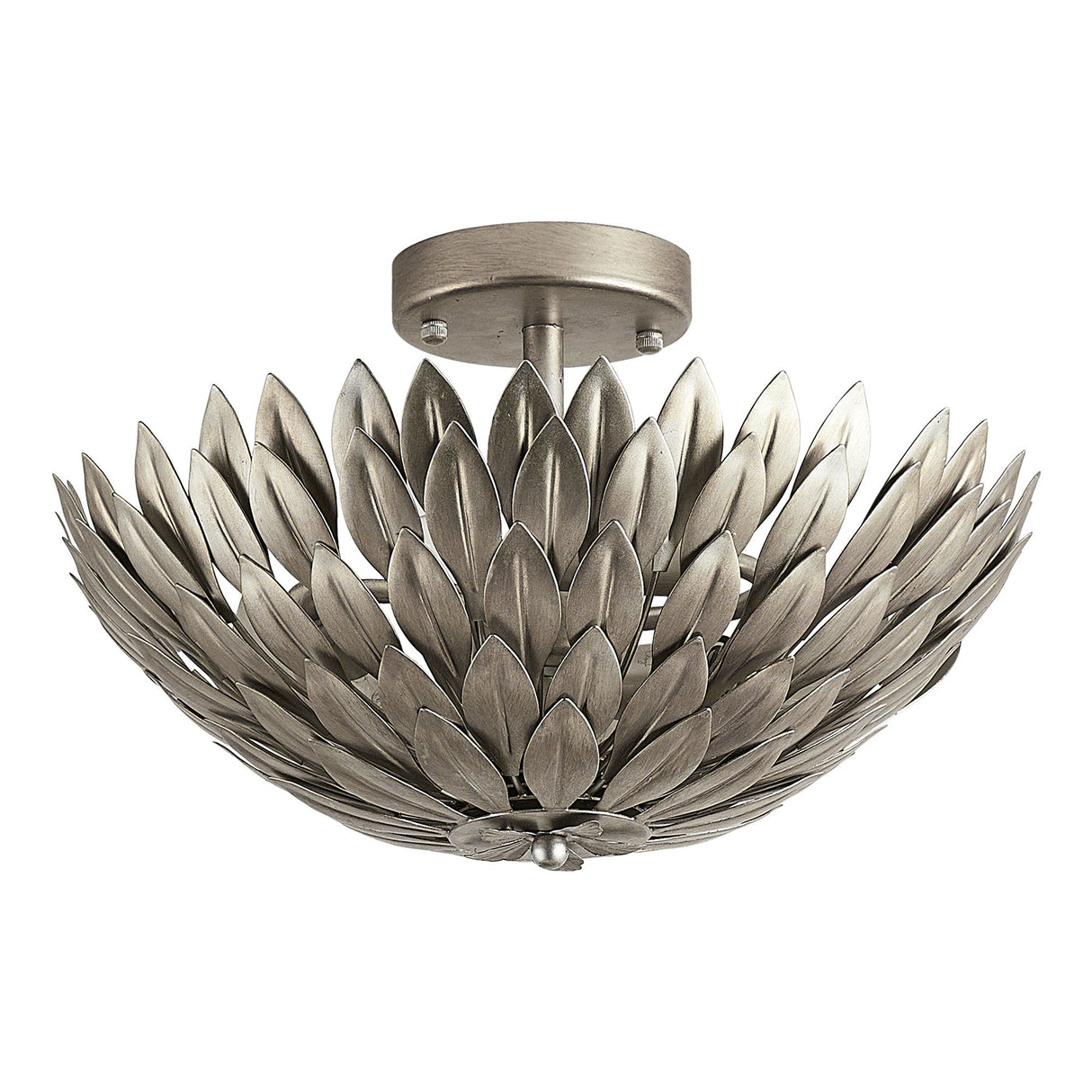 3-Light Modern Semi-Flush Mount LED Ceiling Lighting