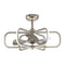30" Theron Modern DC Motor Downrod Mount Reversible Ceiling Fan with LED Lighting and Remote Control