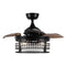 36" 3 Blades Modern Ceiling Fan with Lighting and Remote Control