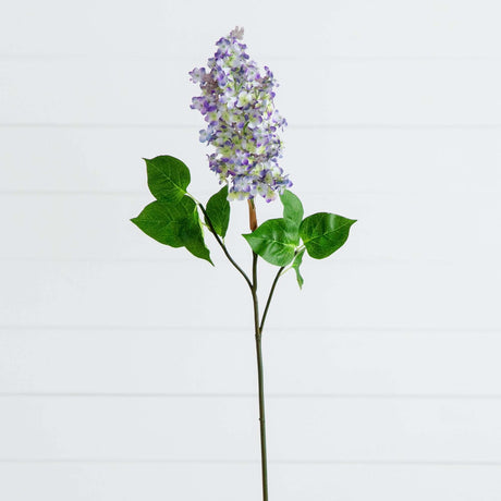 36" Artificial Lilac Flower Stems - Set of 3