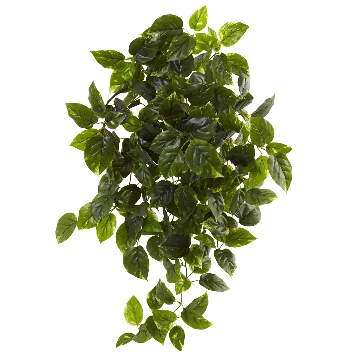 36” Artificial Pothos Hanging Bush Plant (Set of 2) UV Resistant (Indoor/Outdoor)