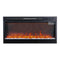 36" Modern Black Insert Electric Fireplace with Remote Control