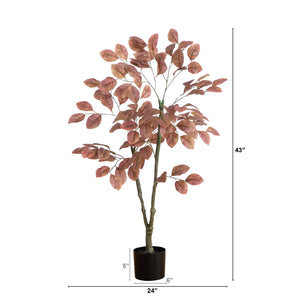 3.5’ Autumn Dogwood Artificial Fall Tree