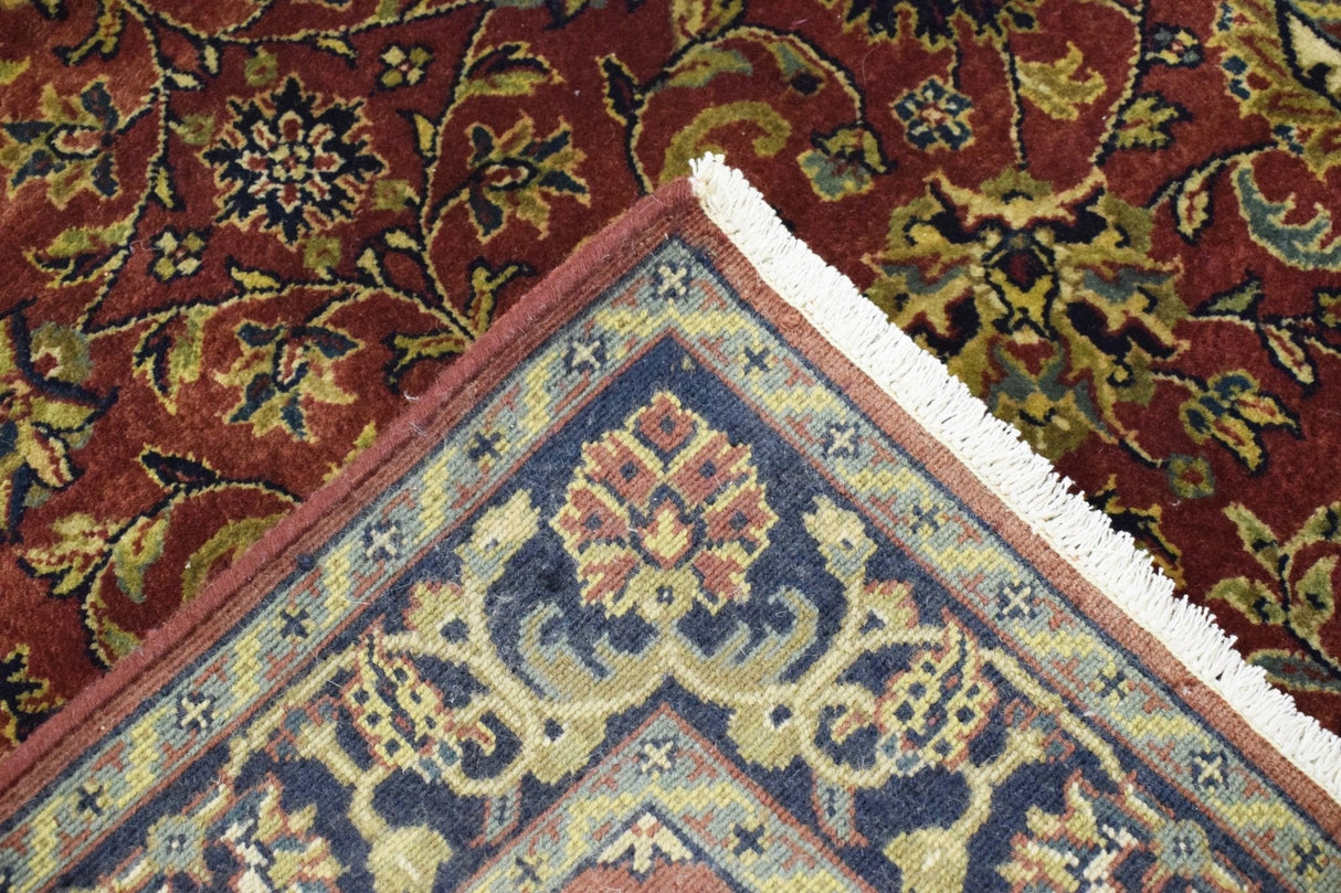 3x12 Fine Runner Hand Knotted Area Rug | Mashad Design Made with Fine New Zealand Wool