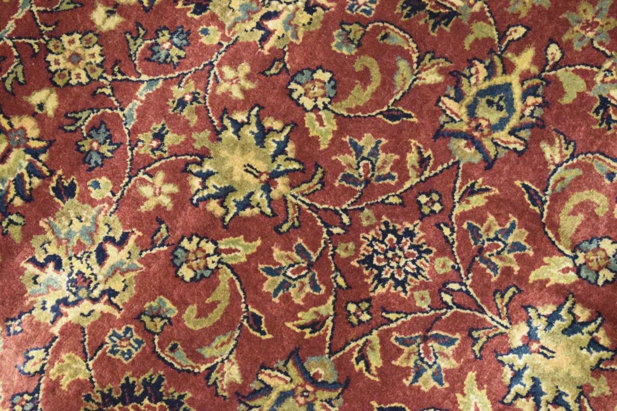 3x12 Fine Runner Hand Knotted Area Rug | Mashad Design Made with Fine New Zealand Wool