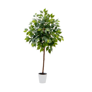 4’ Artificial Ficus Tree with Decorative Planter