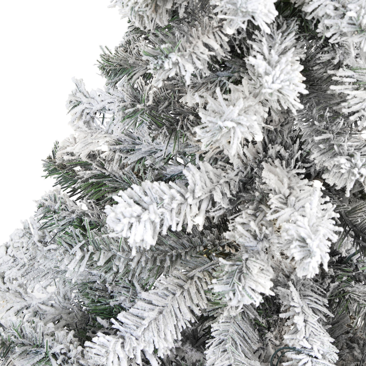 4' Flocked Rock Springs Spruce Artificial Christmas Tree