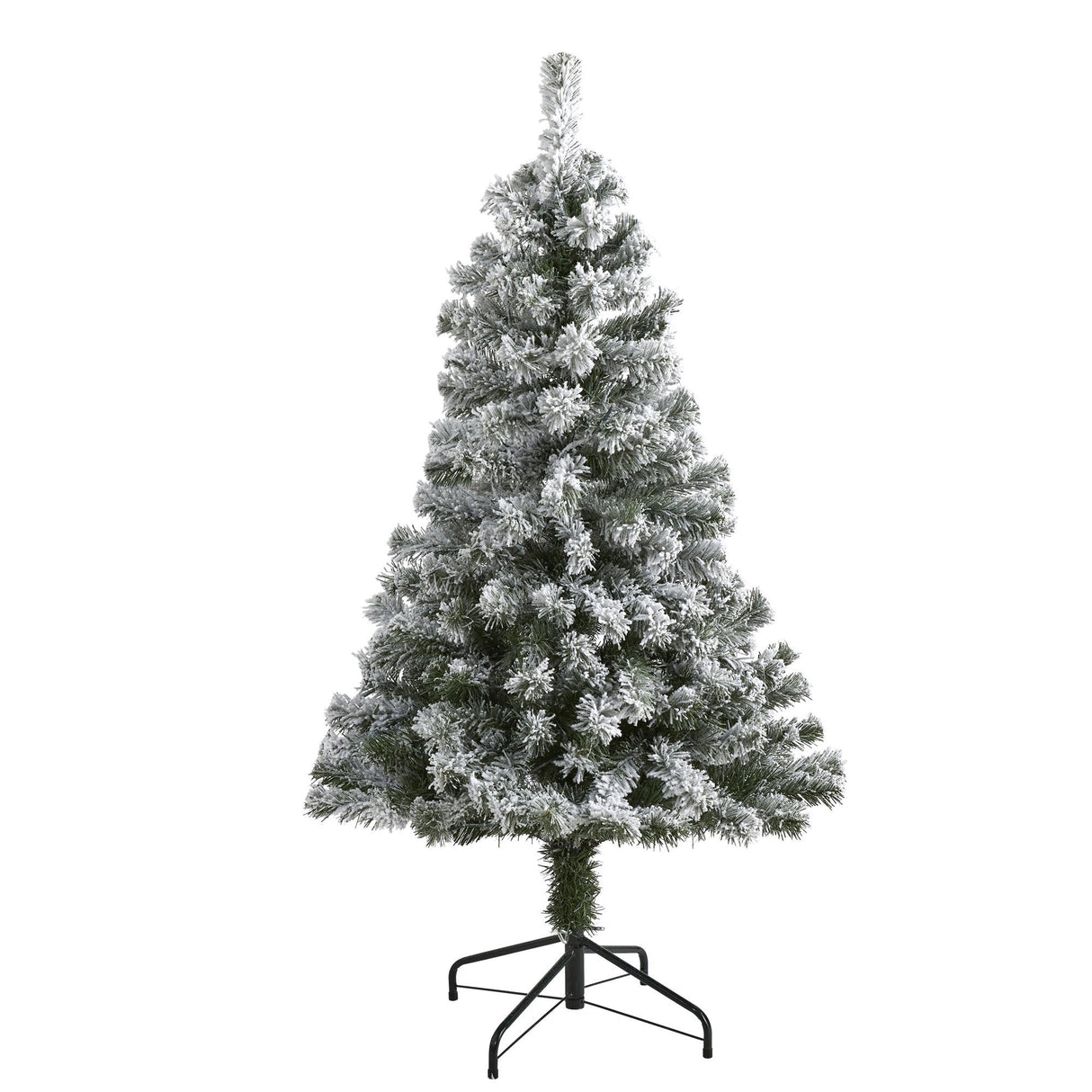 4' Flocked West Virginia Fir Artificial Christmas Tree