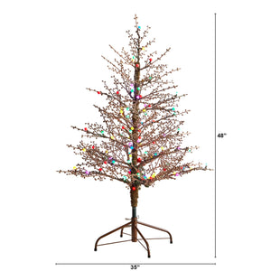 4’ Frosted Berry Twig Artificial Christmas Tree