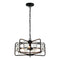 4-Light Golden or Black Modern Crystal Pendant Light