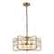 4-Light Golden or Black Modern Crystal Pendant Light