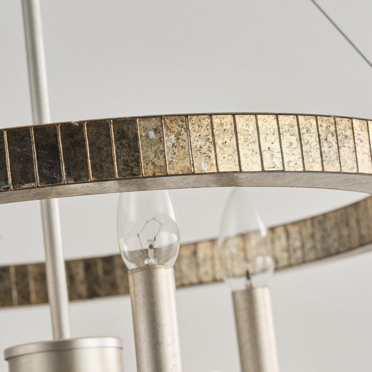 4-Light Iron Modern Island Pendant Lighting with Acrylic Lens