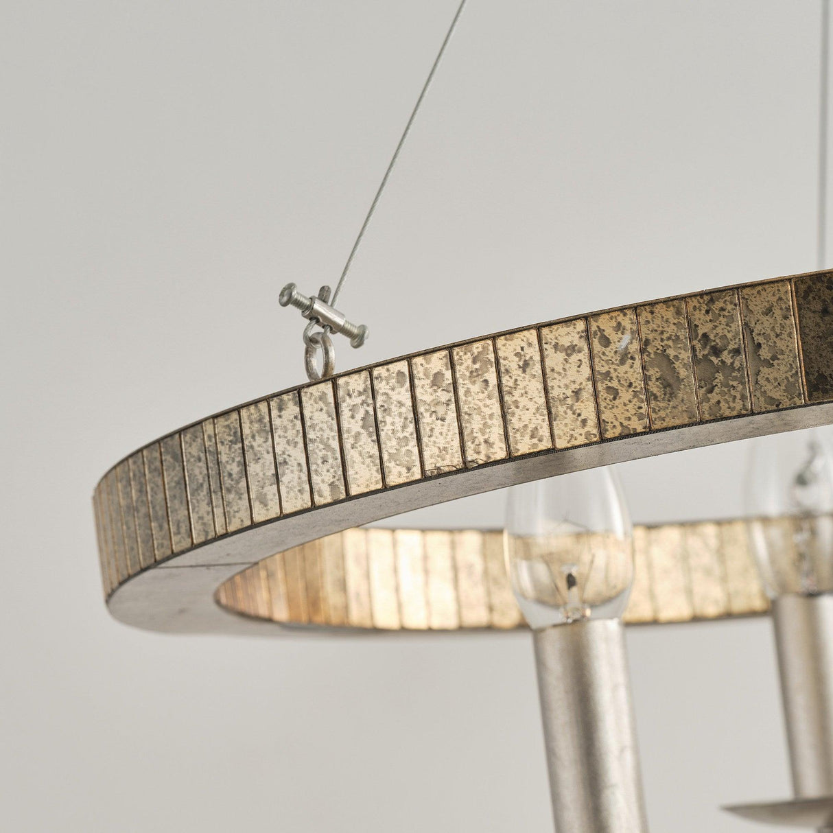 4-Light Iron Modern Island Pendant Lighting with Acrylic Lens