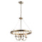 4-Light Iron Modern Island Pendant Lighting with Acrylic Lens