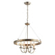 4-Light Iron Modern Island Pendant Lighting with Acrylic Lens