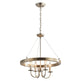 4-Light Iron Modern Pendant Lighting with Acrylic Lens