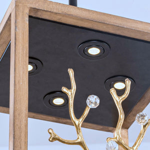 4-Light Modern Branches Pendant Lighting