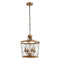 4-Light Rustic Saddlebrown Pendant Lighting