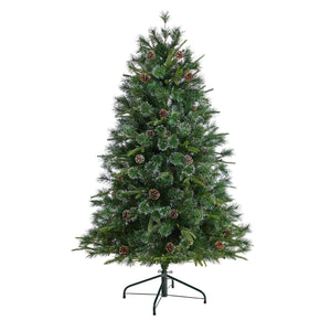 4’ Snowed Tipped Clermont Pine Artificial Christmas Tree