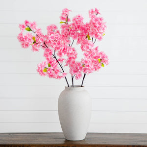 40" Artificial Cherry Blossom Flower - Set of 3